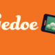 Het woord 'Gedoe' Daarnaast een pictogram van een smartphone waarop je een afbeelding van een zwaan ziet die met Midjourney is gemaakt